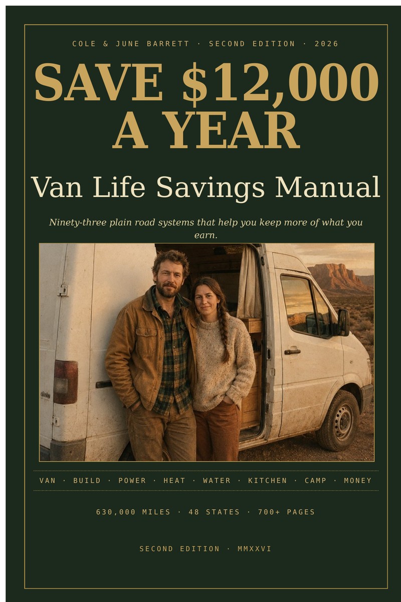 Van Life Savings Manual book cover
